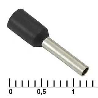 Кабельный наконечник DN01008 black (1.4x8mm)