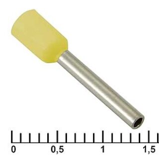 Кабельный наконечник DN01012 yellow (1.4x12mm)