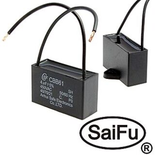 Конденсатор CBB61 4uF 450V (SAIFU)