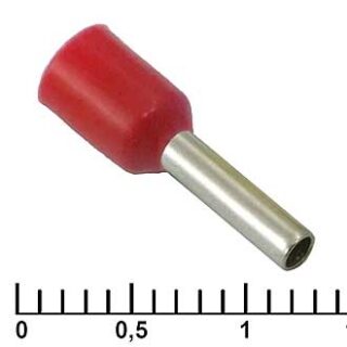 Кабельный наконечник DN01508 red (1.7x8mm)