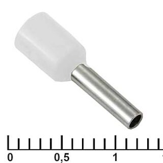 Кабельный наконечник DN01508 white (1.7x8mm)