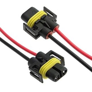 Разъем H8/H11 F plastic, Cu 10CM