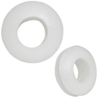 Втулка проходная Втулки 6х12.5х8х5.5х1.5 white