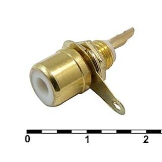 Разъем RCA 7-0234W GOLD / RS-115G
