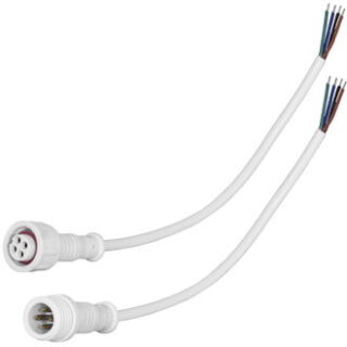 Разъем герметичный 4pin WP L=40 D=13mm 4*0.3mm2