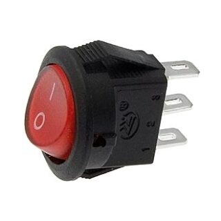 Переключатель KCD5-102-2- C3-R/3P on-on