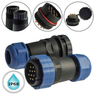 Разъем герметичный SZC28 10P-F-M