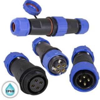 Разъем герметичный SP20B-4P