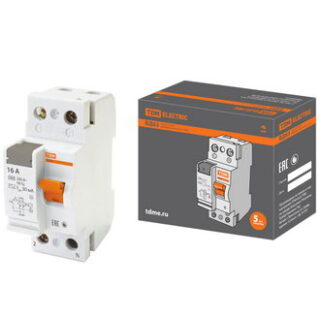 Автоматический выключатель ВД63 2Р 16А 30мА (электронное)