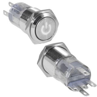 Кнопка антивандальная LAS2GQF-11ZDT/w/N on-on