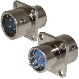 Разъем XS12-4 (Zn) panel plug