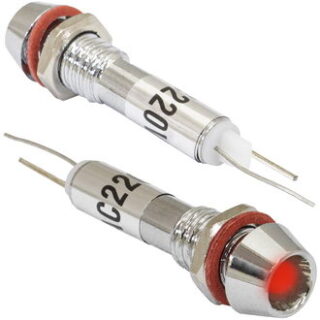 Светодиод в корусе L-614-R 220v (6mm)