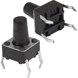 Кнопка тактовая KAN0611-0901B 6x6x9 mm