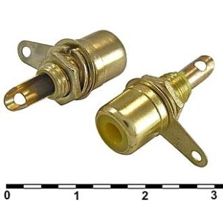 Разъем RCA 7-0234Y GOLD / RS-115G