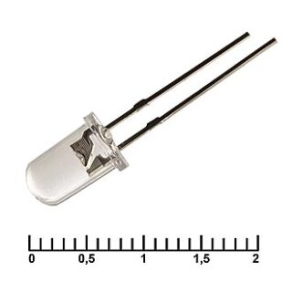 Светодиод 5RGWC 30000mcd 3,4V 15d