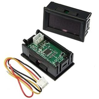 Щитовой прибор 0-33,000VDC red (45x26mm)