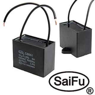 Конденсатор CBB61 10uF 630V (SAIFU)