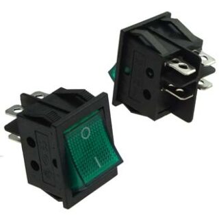 Переключатель KCD4-201N-C3-G/4P on-off