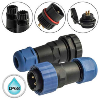 Разъем герметичный SZC21 2P-F-M