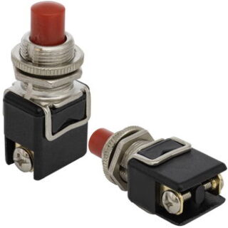 Кнопочный переключатель PBS-13B off-(on) красный