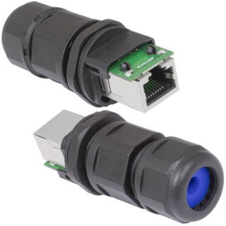 Разъем герметичный RJ45-20P ip68