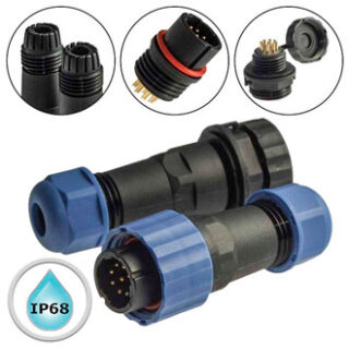 Разъем герметичный SZC16 9P-F-M