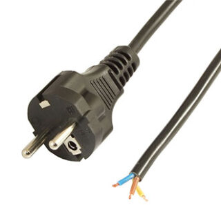 Сетевой шнур ПВС-ВП S22D 3х0.75 1.8м(ч)
