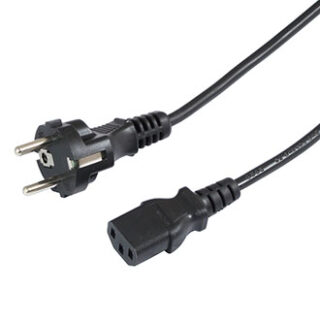 Сетевой шнур ПВС-АП S22DC13 3х0.75 1.8м(ч)