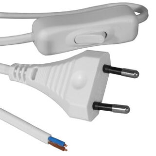 Сетевой шнур ШВВП-ВП S52 2х0.5 1.8м(б)