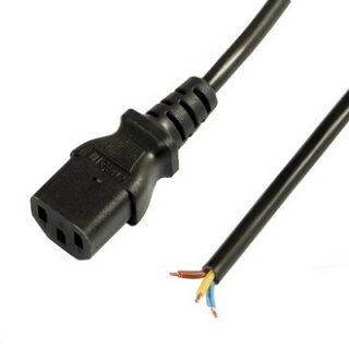 Сетевой шнур ПВС-ВП C13 3х1.0 3м(ч)