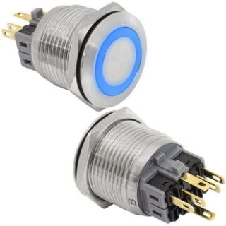 Кнопка антивандальная GQ25-11ZE/B/N on-off+off-on