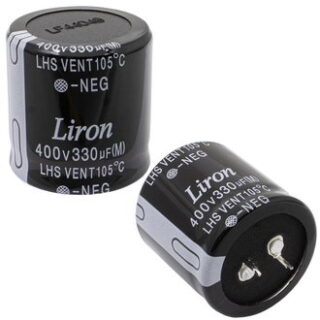Конденсатор 330 UF 400V 105*C 35*35 Liron