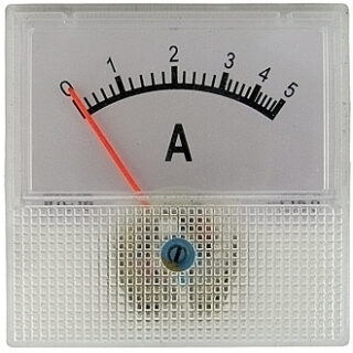 Щитовой прибор Амперметр 5А (40х40)