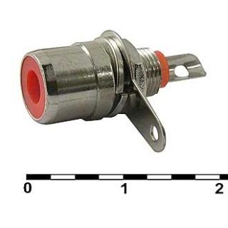 Разъем RCA RP-1 red