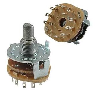 Галетный переключатель SR25-1-1-12 на провод