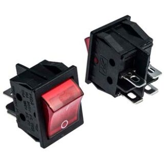 Переключатель KCD4-201N-C3-R/4P on-off