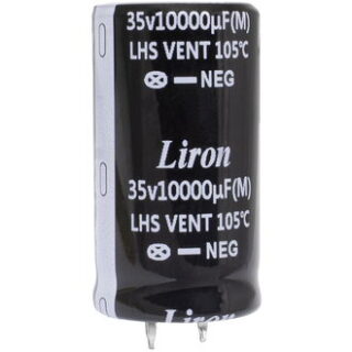 Конденсатор 10000 UF 35V 105*C 25*45 Liron