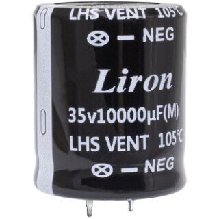 Конденсатор 10000 UF 35V 105*C 30*35 Liron