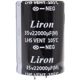 Конденсатор 22000 UF 35V 105*C 35*50 Liron