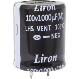 Конденсатор 1000 UF 100V 105*C 25*30 Liron