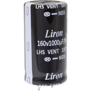 Конденсатор 1000 UF 160V 105*C 30*35 Liron