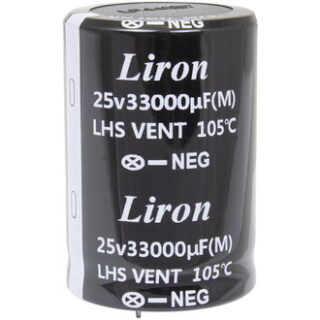 Конденсатор 33000 UF 25V 105*C 35*50 Liron