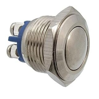 Кнопка антивандальная PBS-28B D-16mm steel