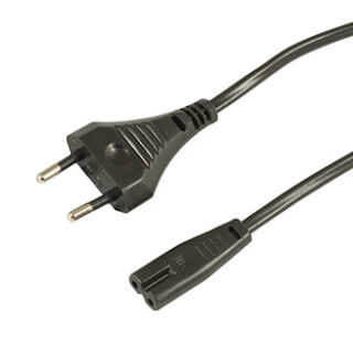 Сетевой шнур ШВВП-АП S52C7 2х0.75 1.8м(ч)