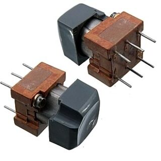 Кнопочный переключатель ПКБ1-2 (тем.серые)