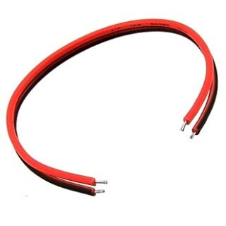 Провод монтажный 2x120mm PVC AWG22 R/B