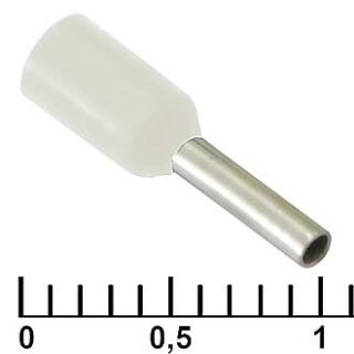 Кабельный наконечник DN00706 white (1.2x6mm)