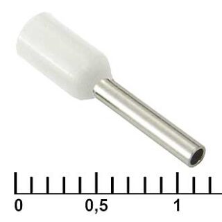 Кабельный наконечник DN00708 white (1.2x8mm)