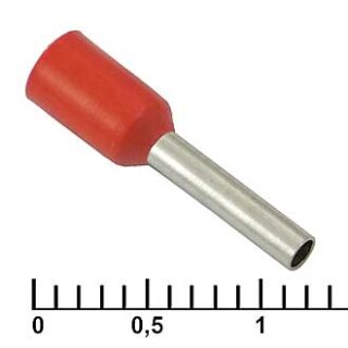 Кабельный наконечник DN01008 red (1.4x8mm)