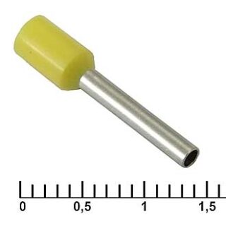 Кабельный наконечник DN01512 yellow (1.7x12mm)